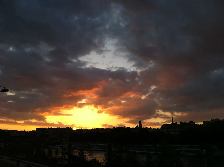 Paris-walk-sunset
