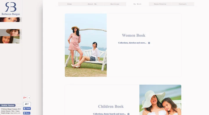 Rebecca Company work page