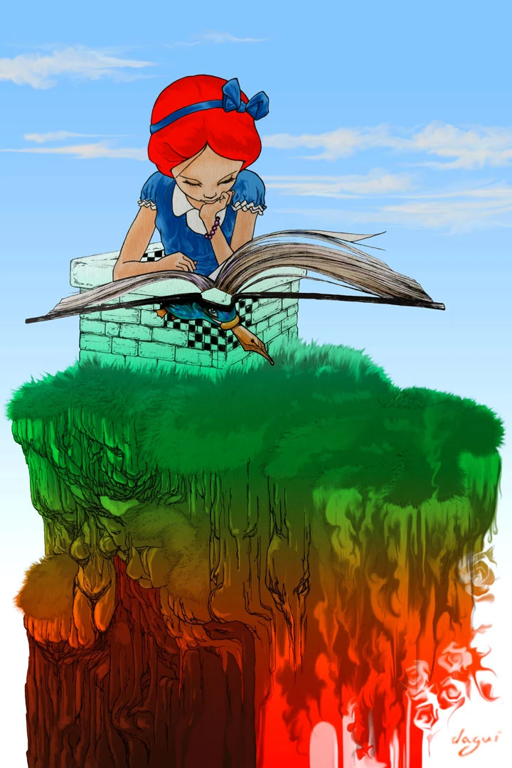 Alice dessin couleur 4