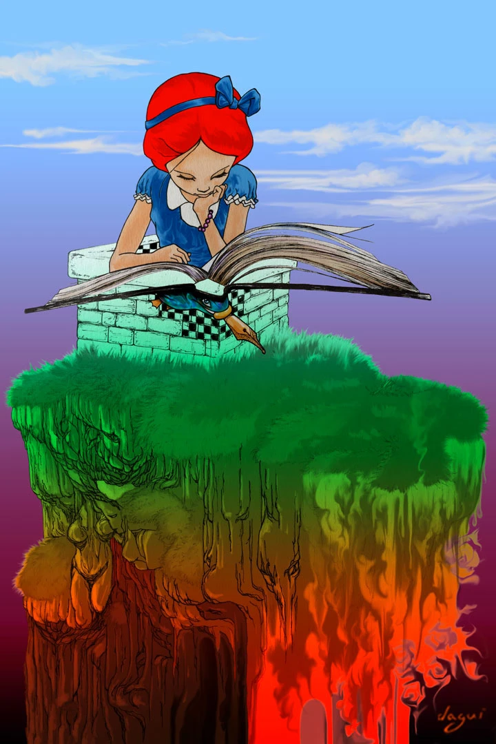 Alice dessin couleur 5