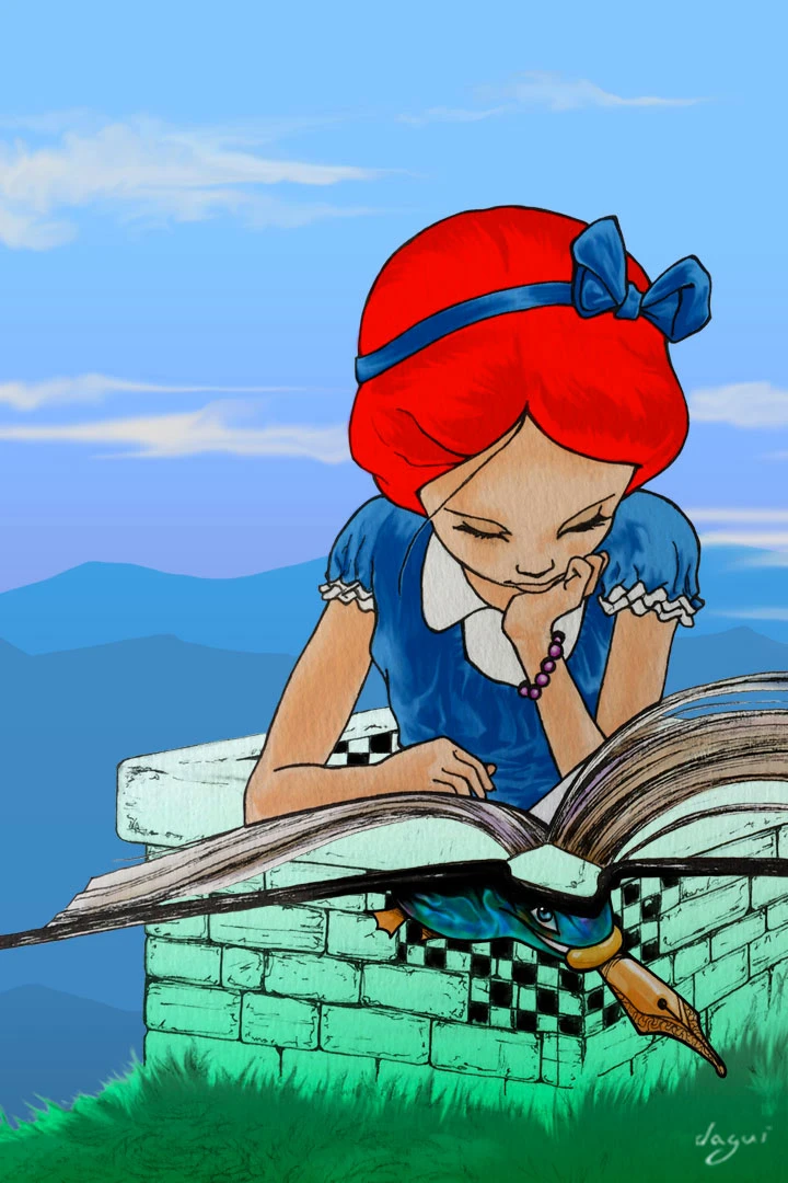 Alice dessin couleur zoom 1