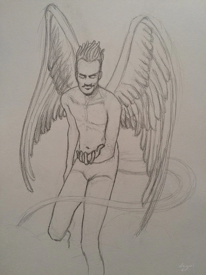 Autoportrait Aux Tentacules sketch 3