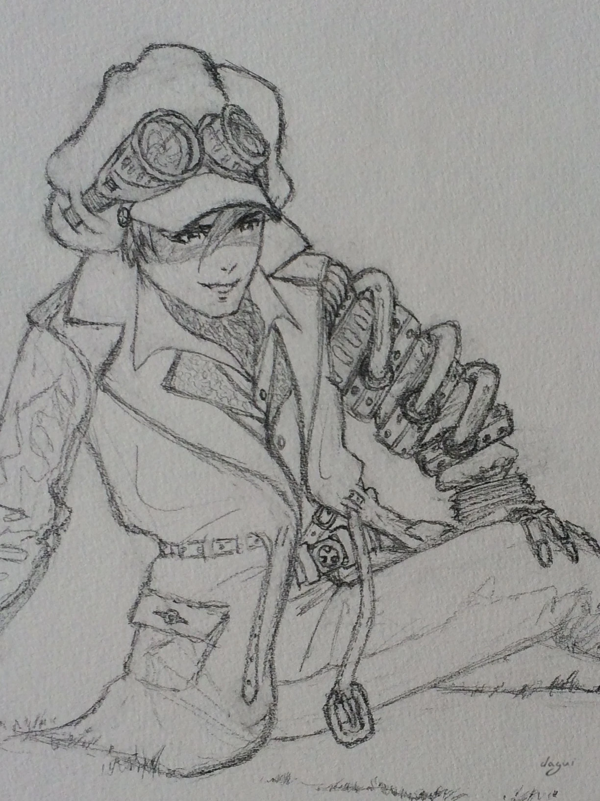 Steampunk Dejeuner In Japan sketch 6