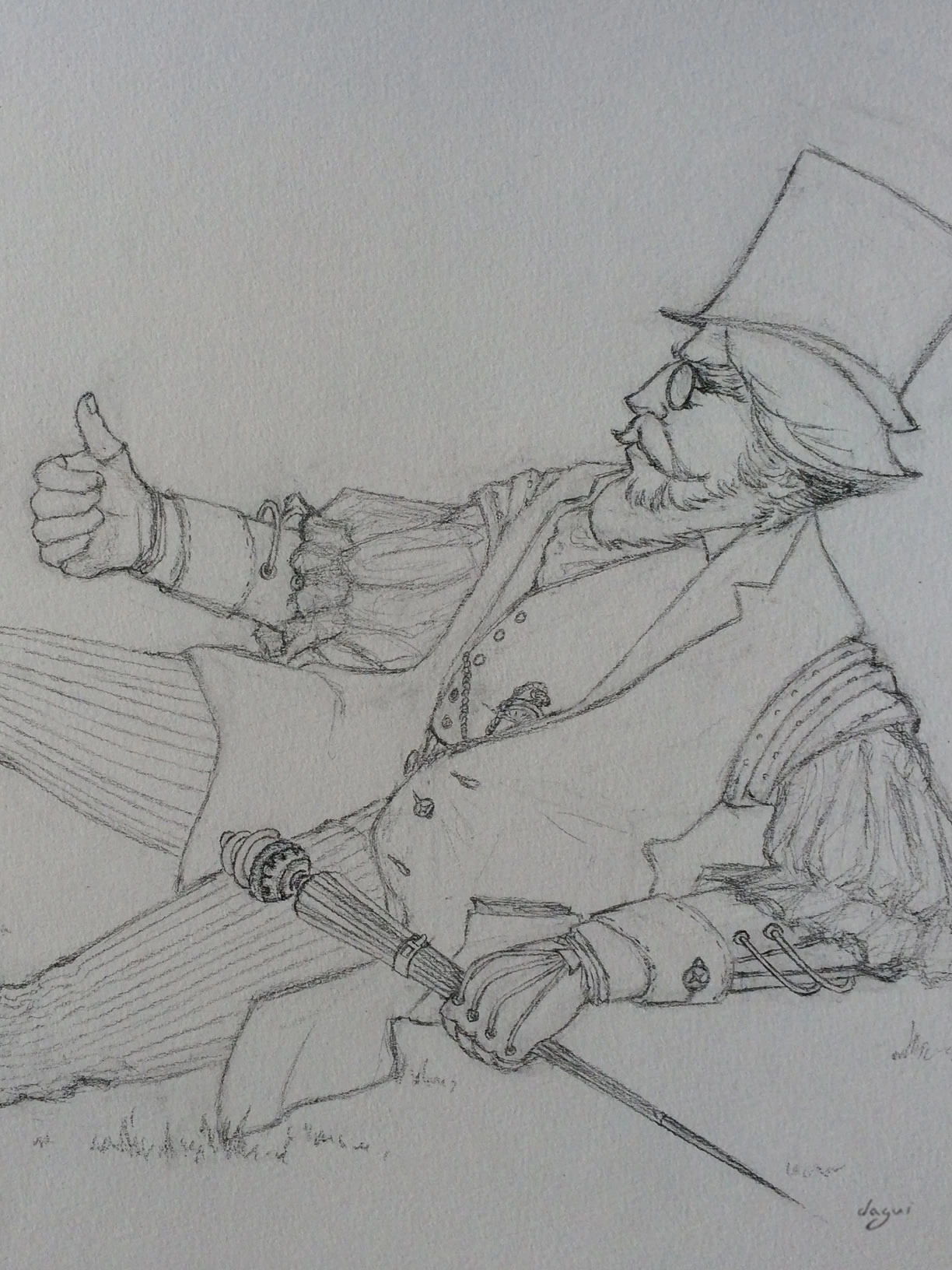 Steampunk Dejeuner In Japan sketch 5