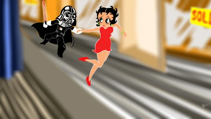 Betty Boop & Darth Vader