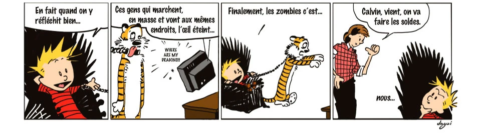Calvin & Hobbes and Game of Thrones - The Walking Dead