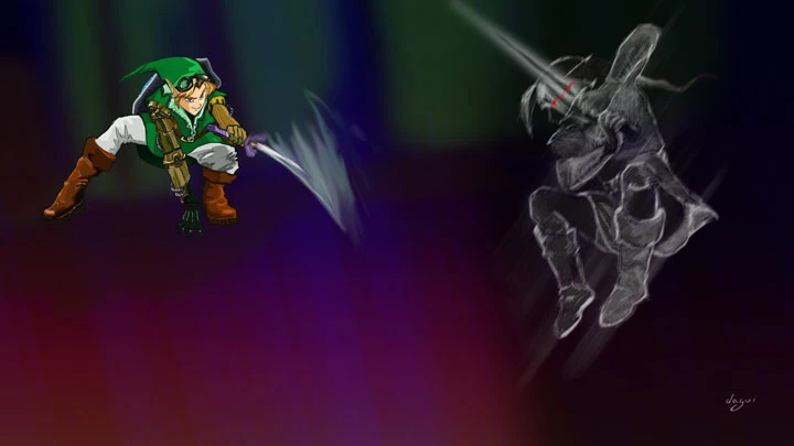 Steampunk Link VS Dark Link