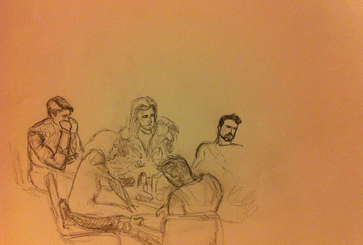 The Avengers Restaurant wip 1