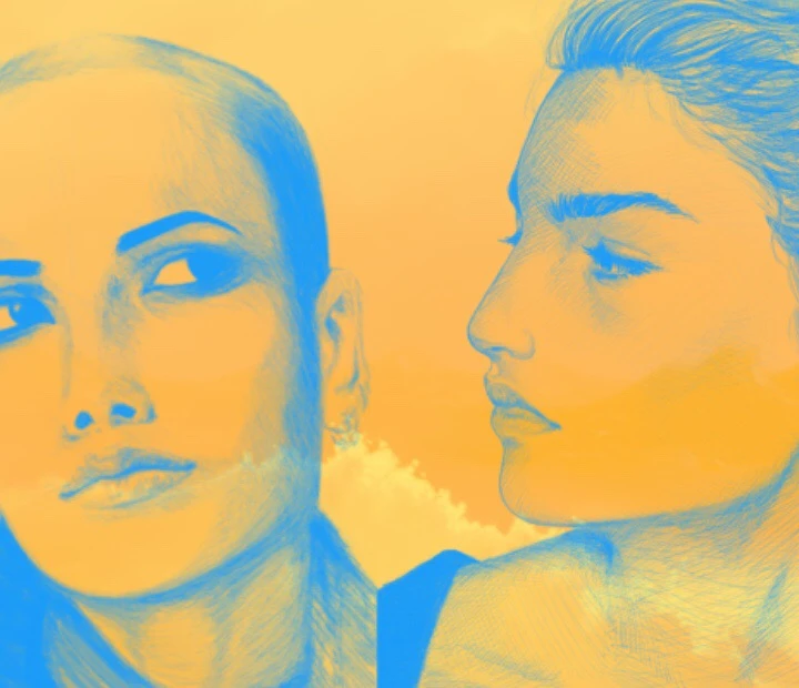 Blue Sketches header • buy on Society6: http://bit.ly/DaguiNewS6