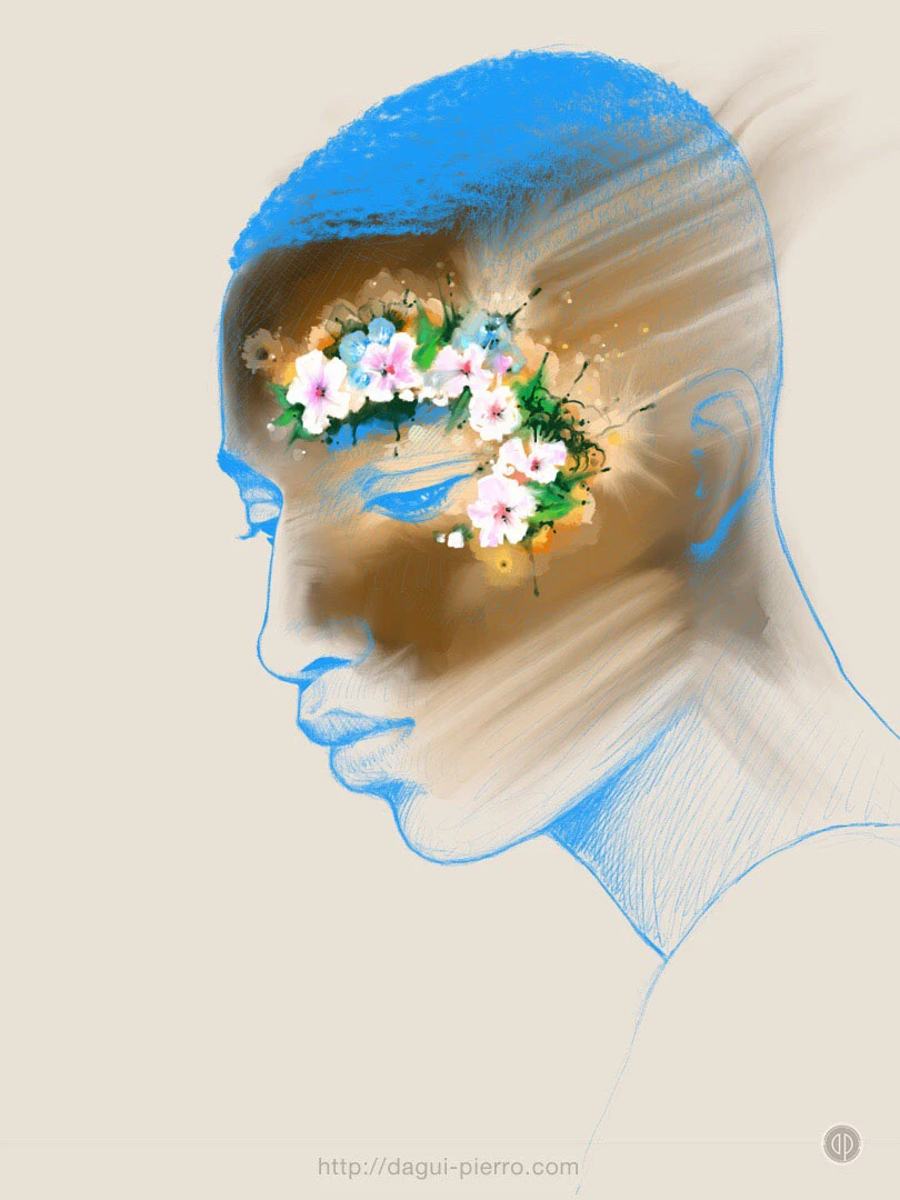 Flower Face • More illustrations: http://bit.ly/DaguIllu