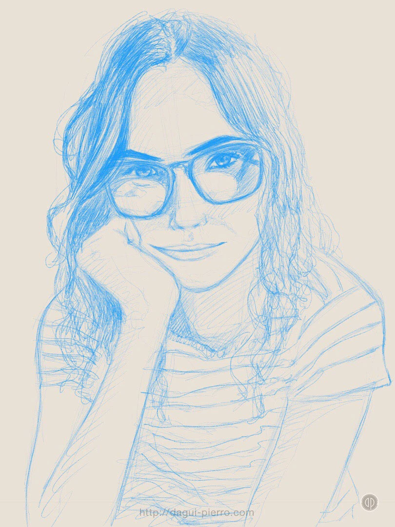 Glass of Smile • More illustrations: http://bit.ly/DaguIllu