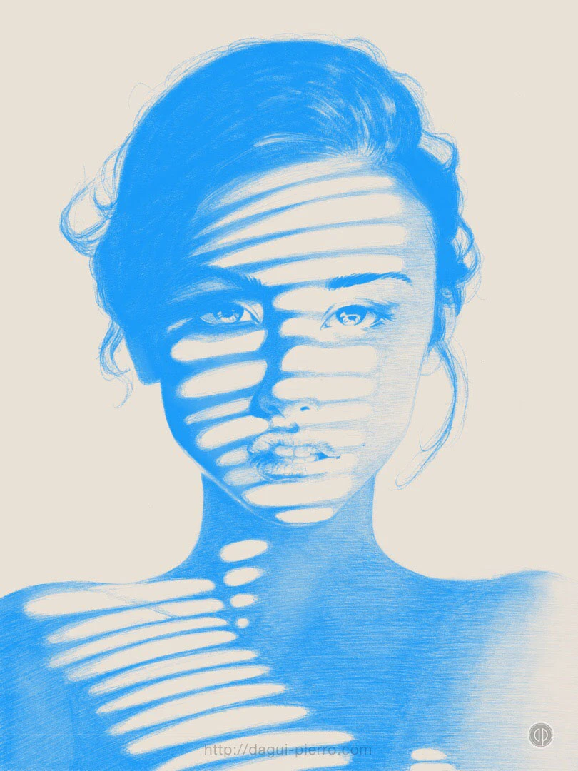 Lady Stripes • More illustrations: http://bit.ly/DaguIllu
