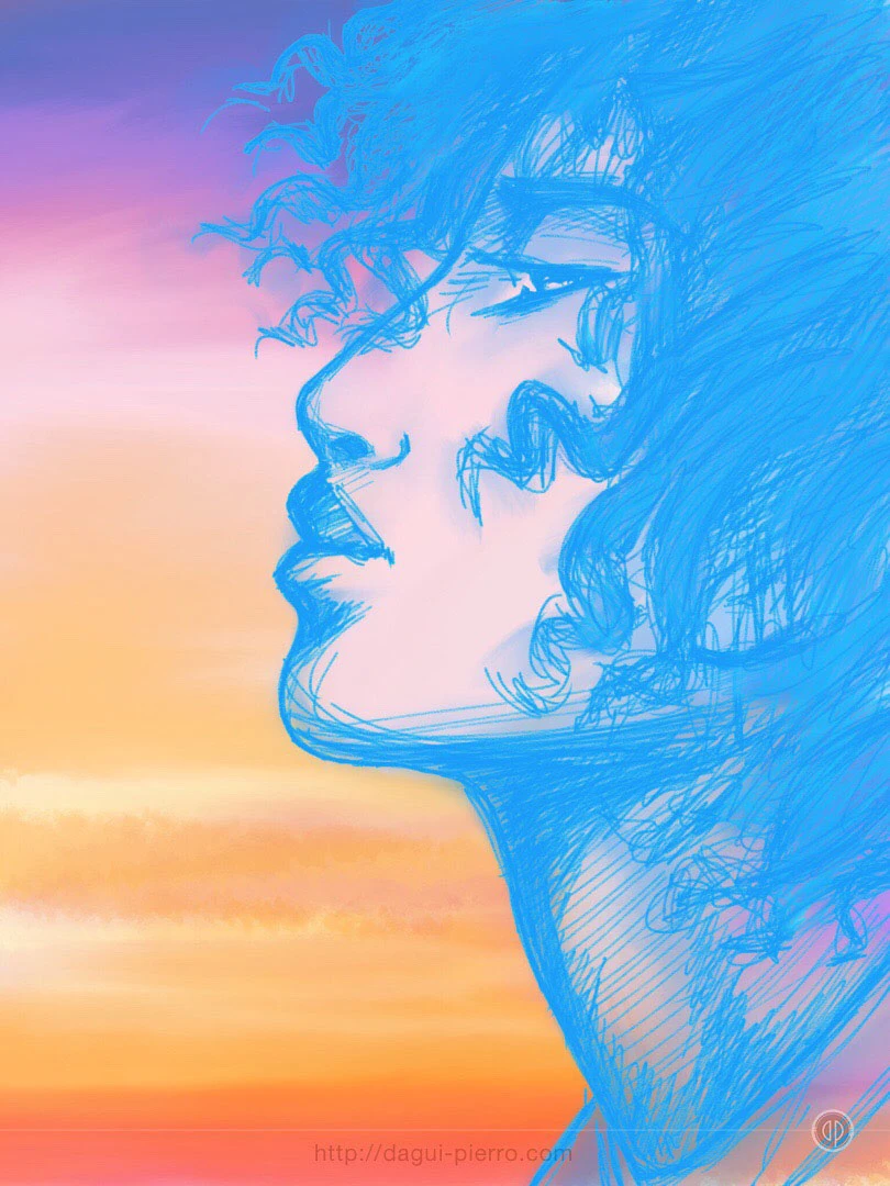 Sunset Blues • More illustrations: http://bit.ly/DaguIllu