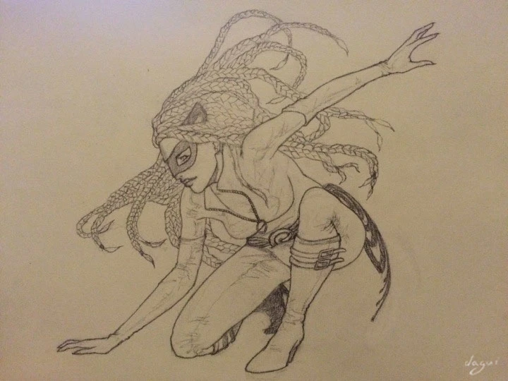 Mia Catwoman ink 1