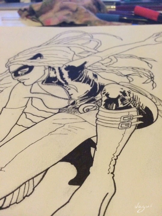 Mia Catwoman ink 3