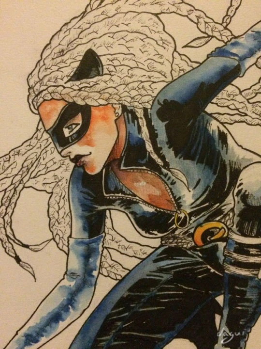 Mia Catwoman color zoom 5