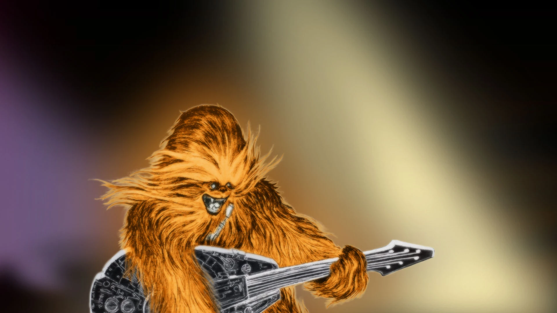 Header Chewbacca Rock Star Wars
