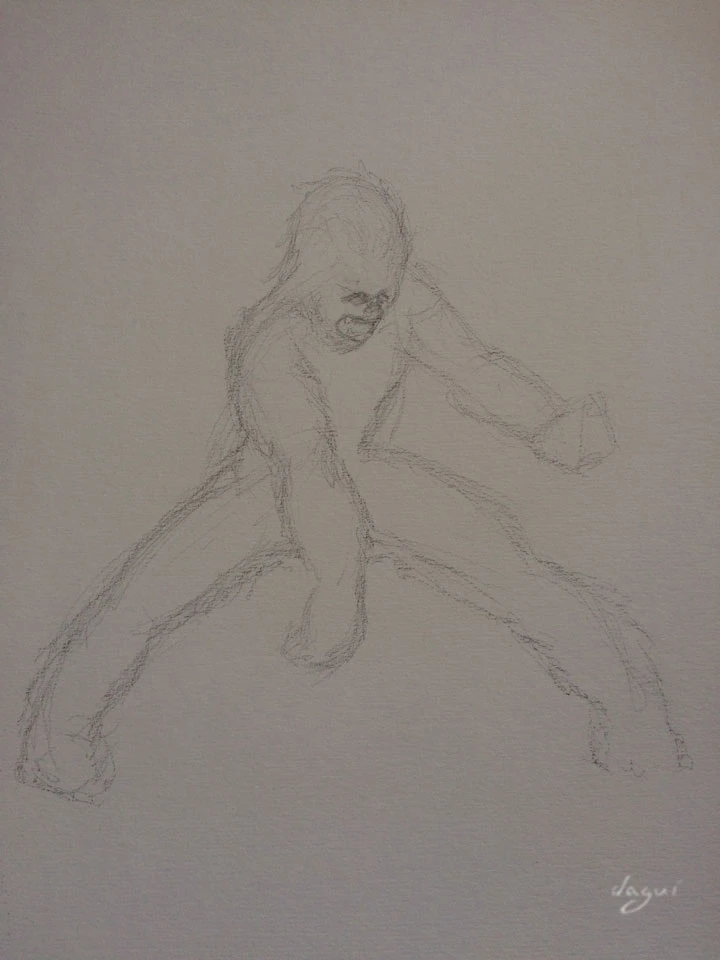 Chewbacca Rock Star Wars sketch 1