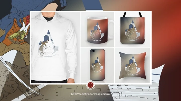 Chibi Assassin's Creed Arno Paris Society6