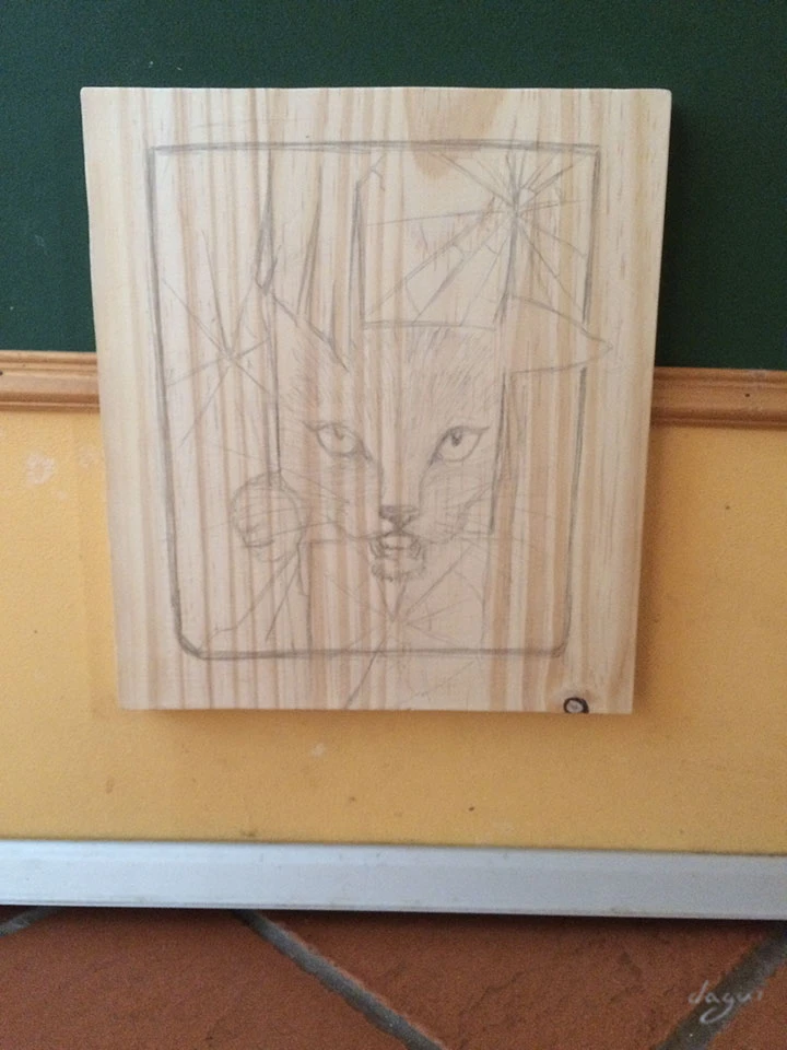 Crazy Cat sketch 1