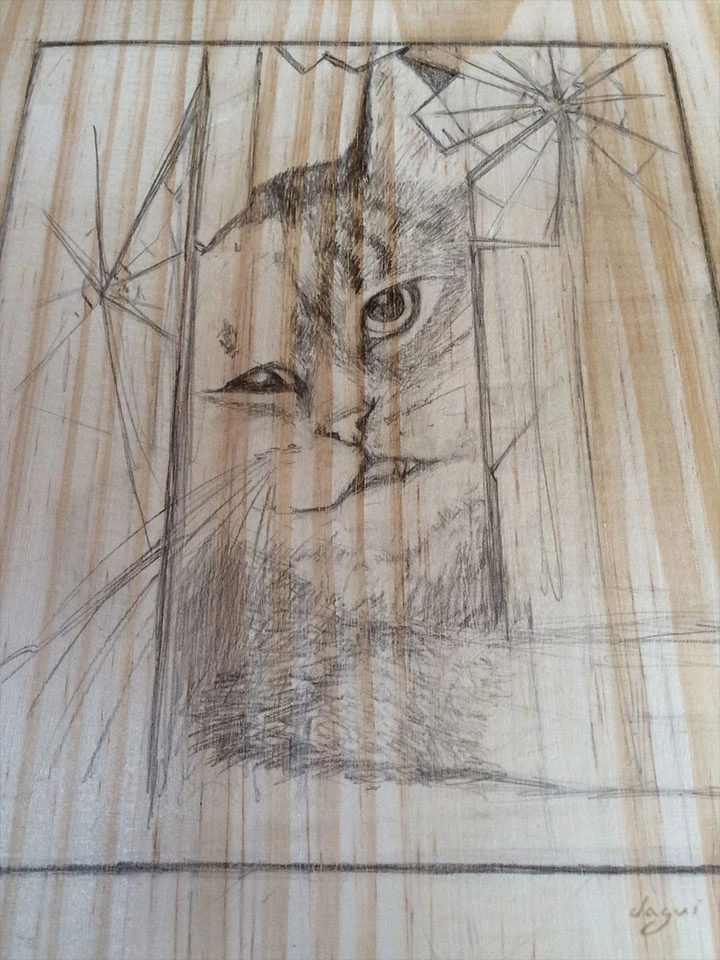 Crazy Cat sketch 4