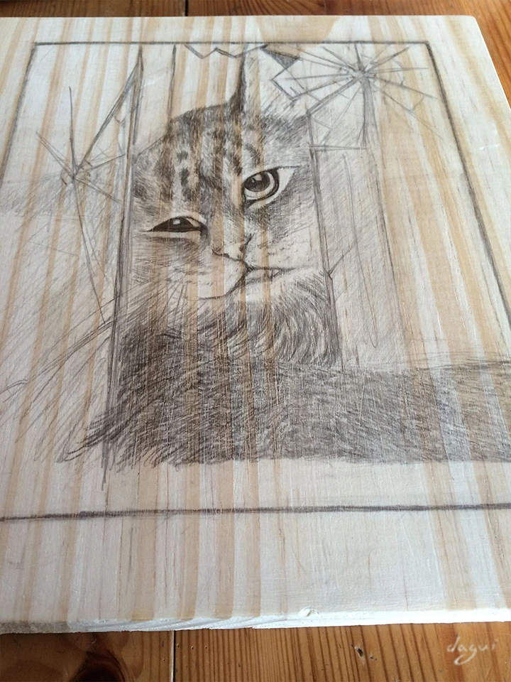 Crazy Cat sketch 5