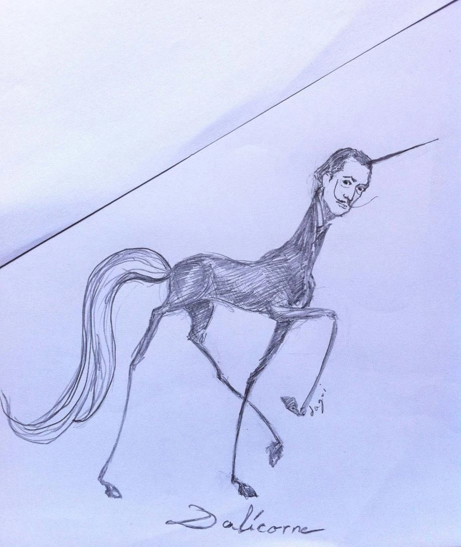 Dalicorne sketch