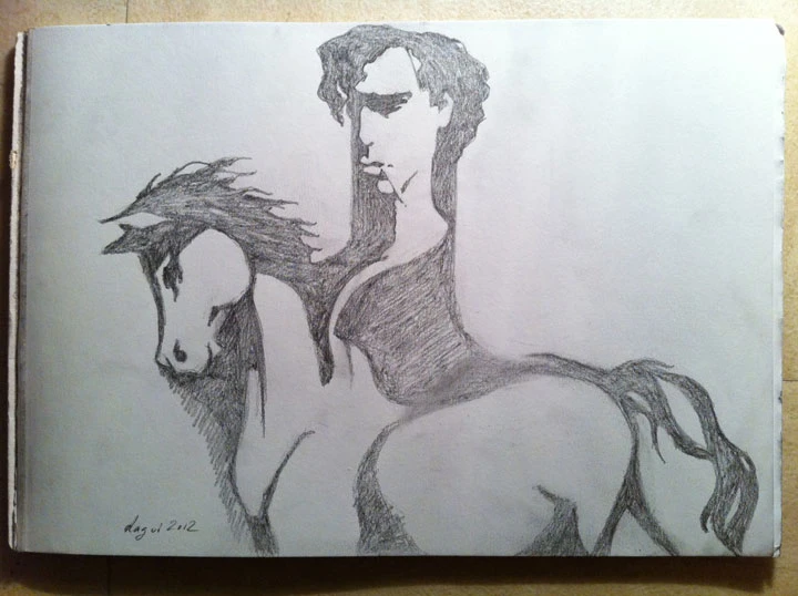 Dominique sketch