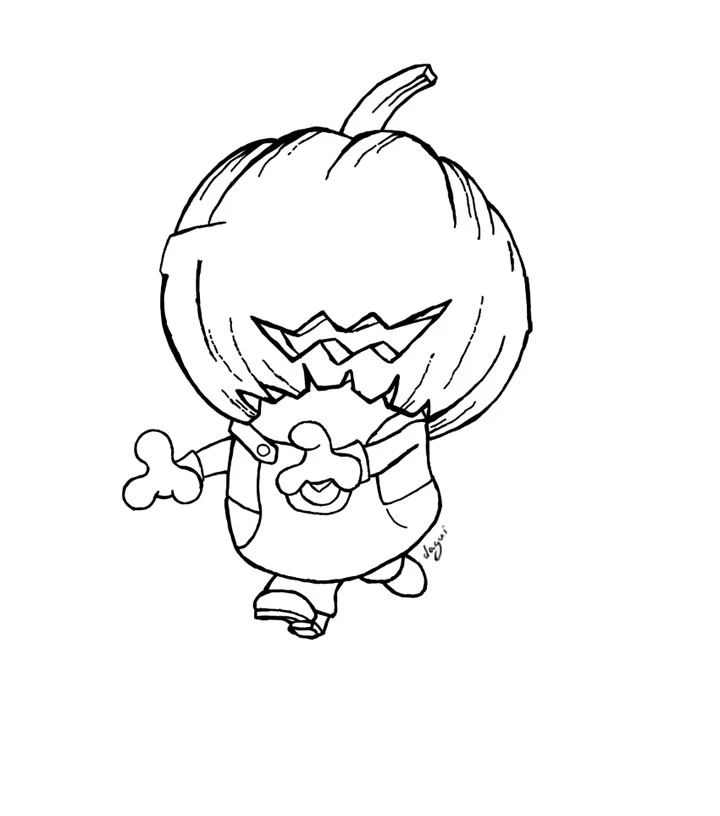 Hallowinion ink photoshop