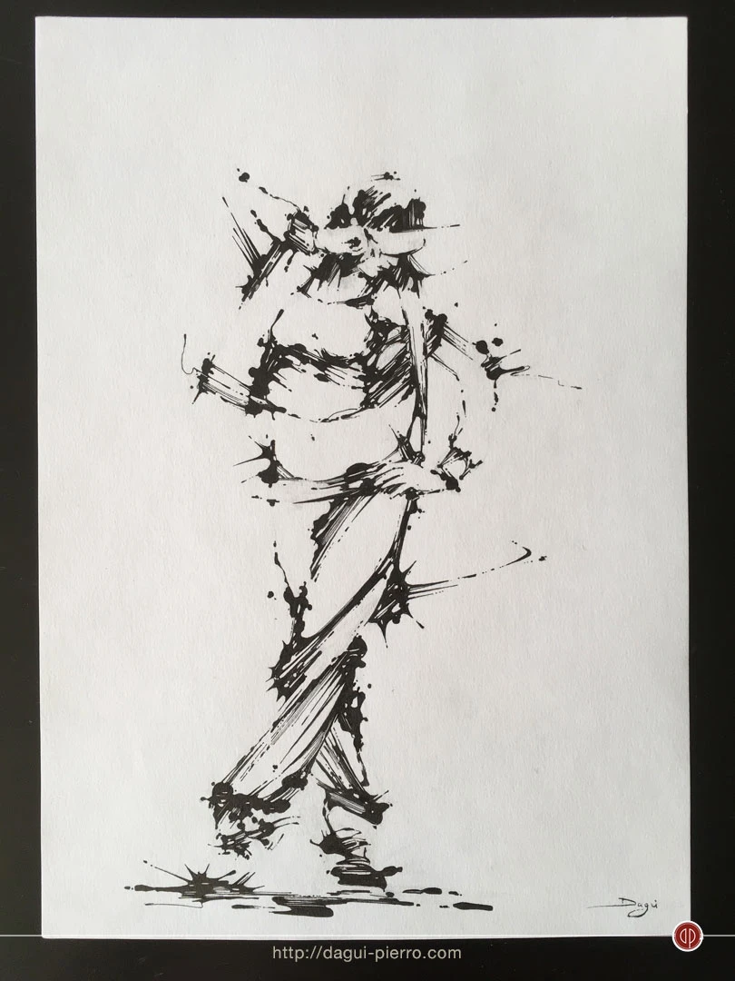 Hip Hop Lady Ink finished