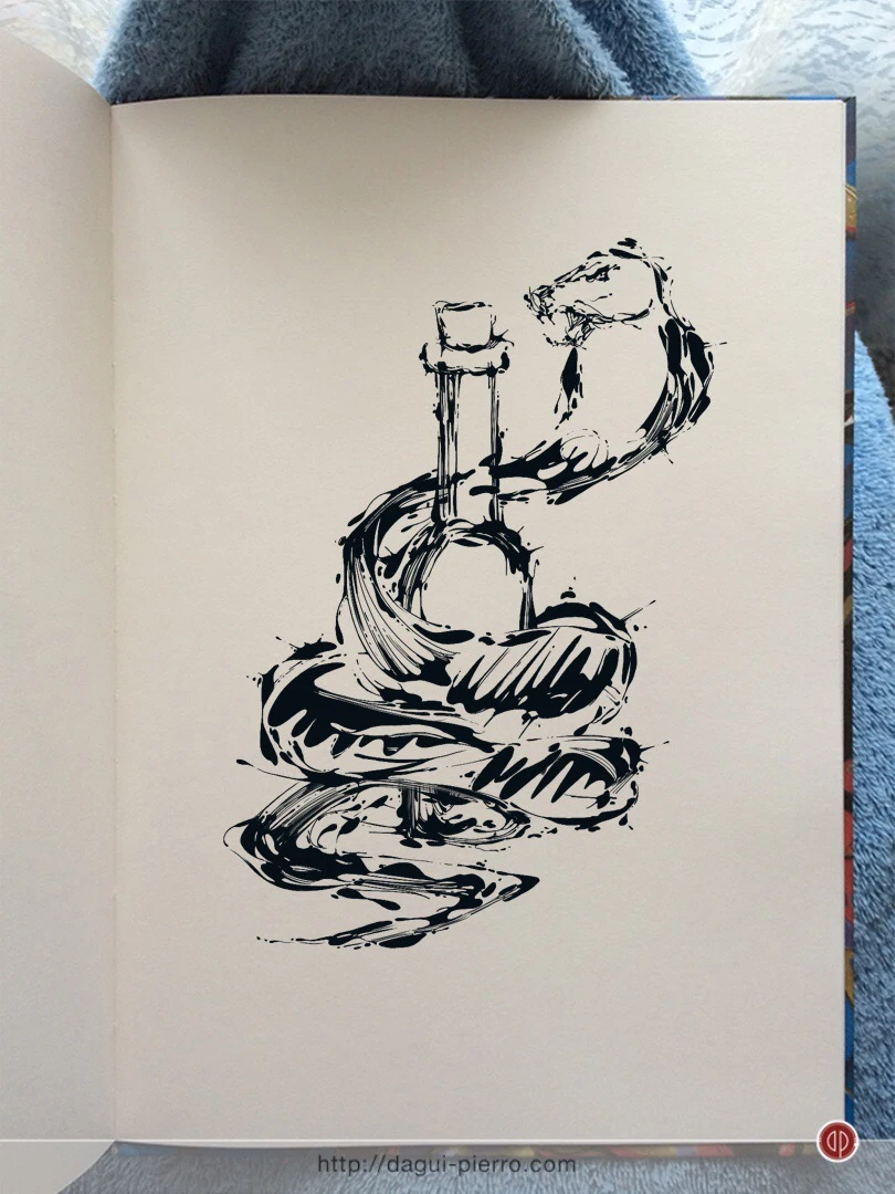 Poison Ink - Inktober 2017, Day 3