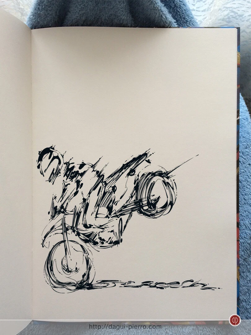 Screech Ink - Inktober 2017, Day 9