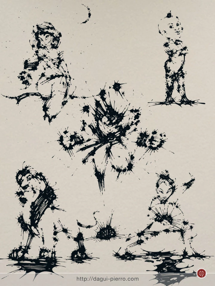 Disney Series - Jasmine, Mulan, & Lion King, Kirikou, Goku Ink • Buy this on Teepublic: http://bit.ly/TPoDagui