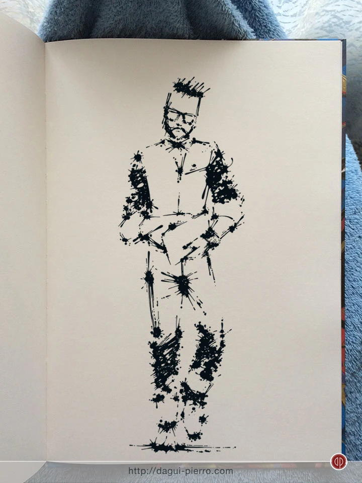 Hipster Dude Ink - Fashion Series • Buy on Teepublic: http://bit.ly/TPoDagui