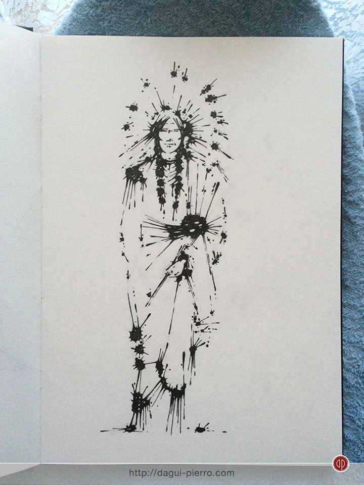 Indian Chief Ink - Native American, Fashion Series • Buy on Teepublic: http://bit.ly/TPoDagui