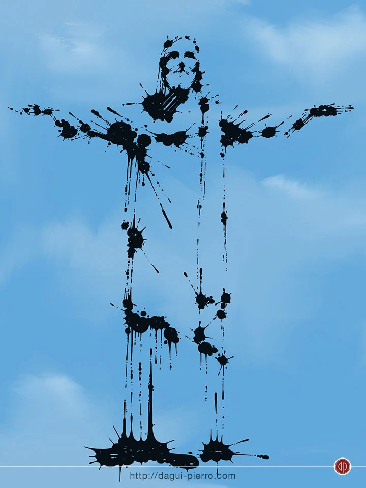 Jesus Cristo Ink - Rio, Brazil • Buy this on Teepublic: http://bit.ly/TPoDagui