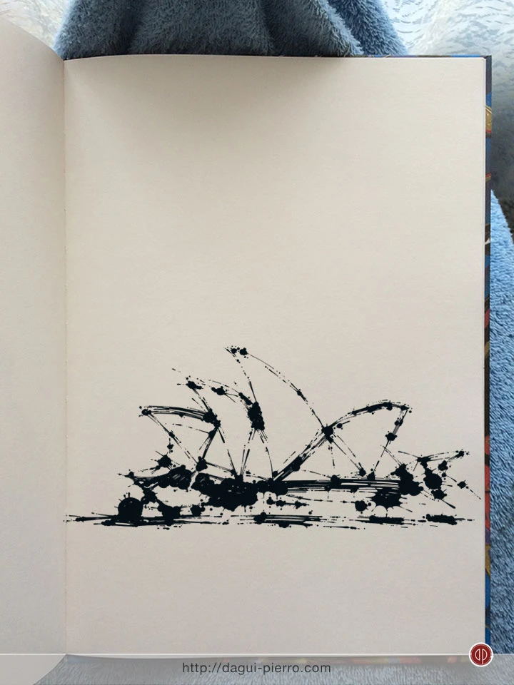Sydney Ink - Opera House Sydney, Australia • Buy this on Teepublic: http://bit.ly/TPoDagui