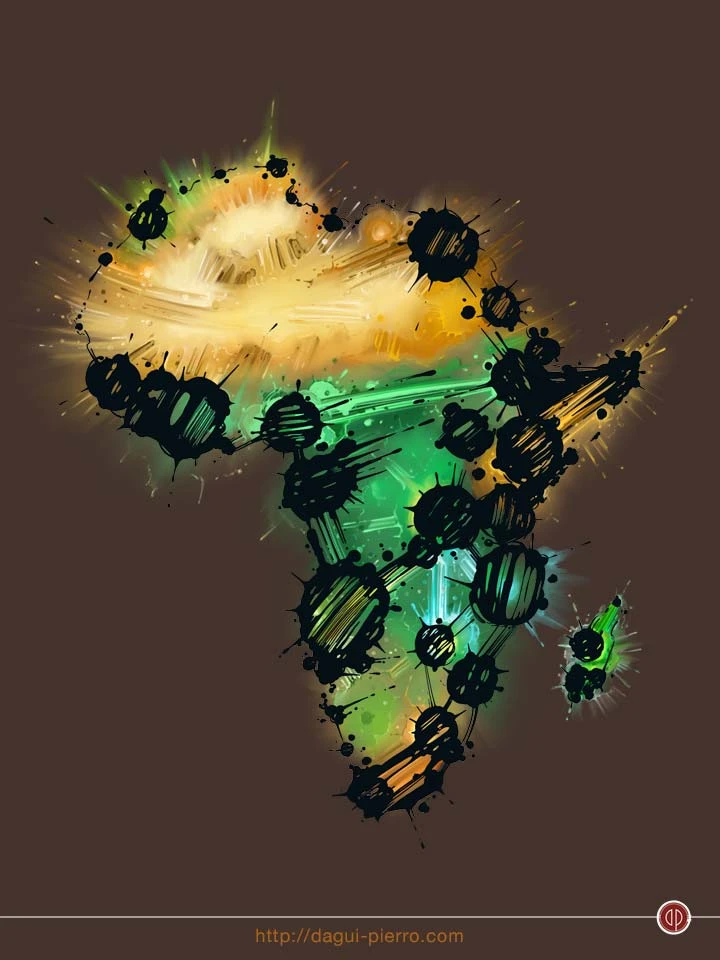 Africa Ink color • More illustrations: http://bit.ly/TPoDagui