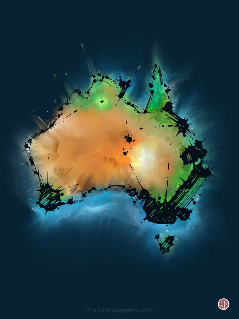 Australia Ink • Tshirts, phone cases and more: http://bit.ly/TPoDagui