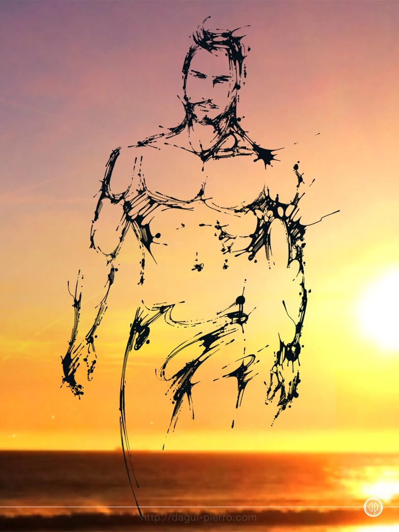 Handsome More Ink - Sexy Man • More illustrations: http://bit.ly/DaguIllu