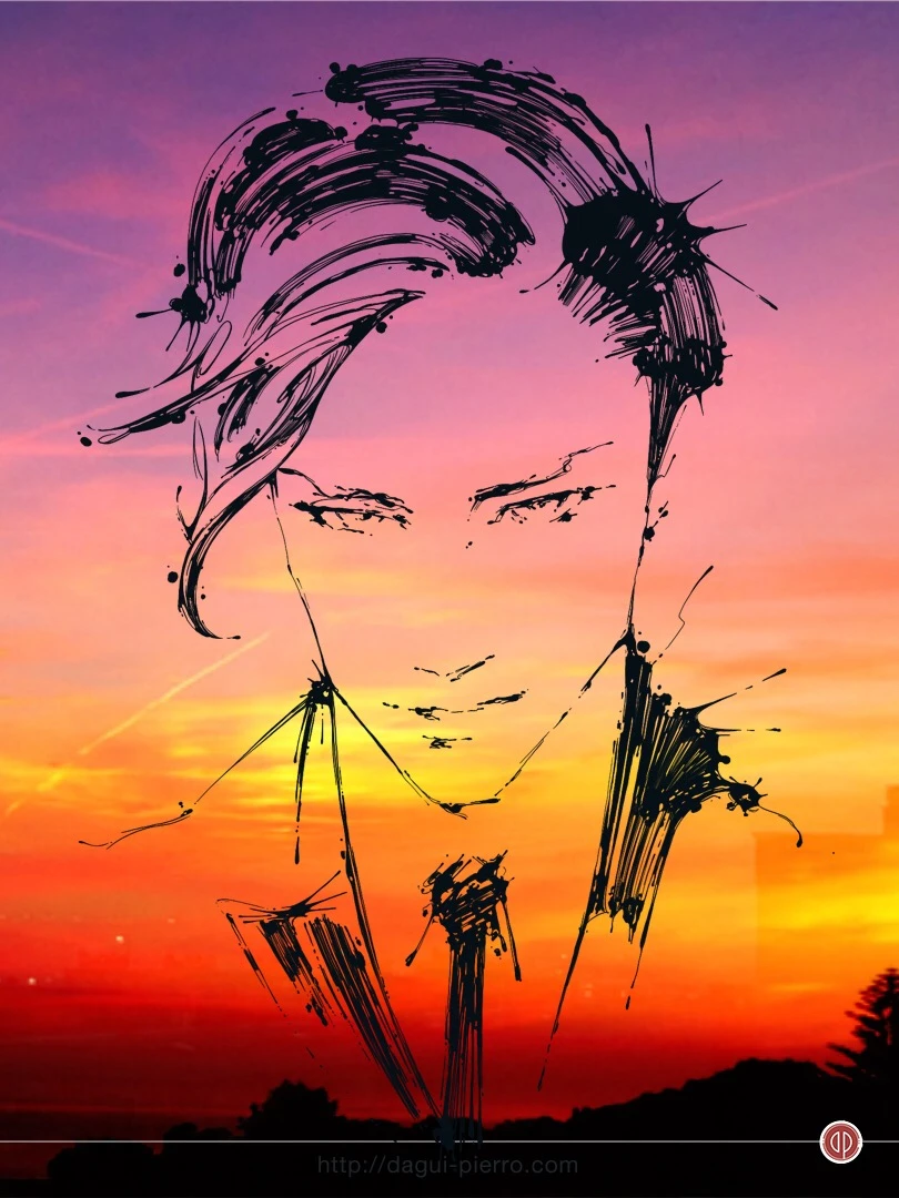 Hot Tanaka San Ink - Sexy Manga-Anime Portrait • More illustrations: http://bit.ly/DaguIllu