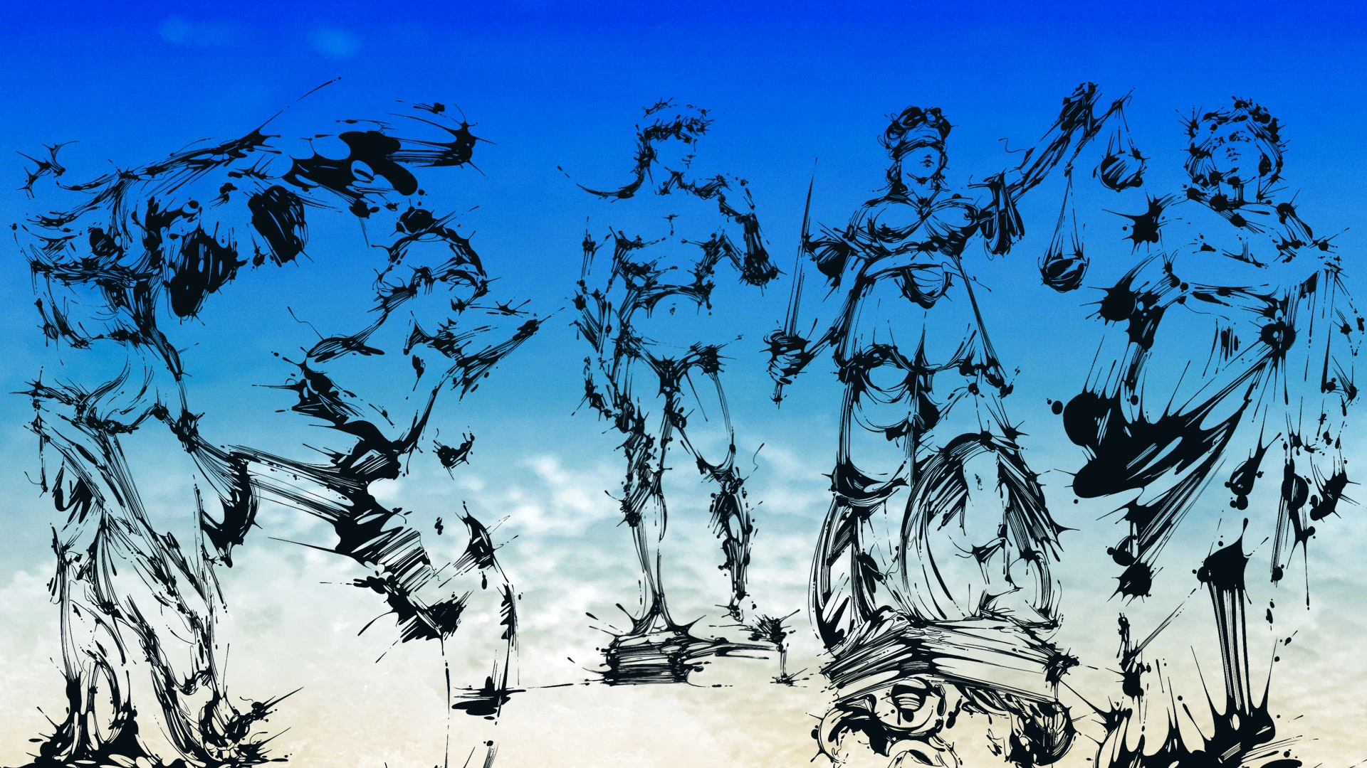 Splaaash Series Season 5 Classic Sculptures header • buy on Teepublic: http://bit.ly/TPoDagui
