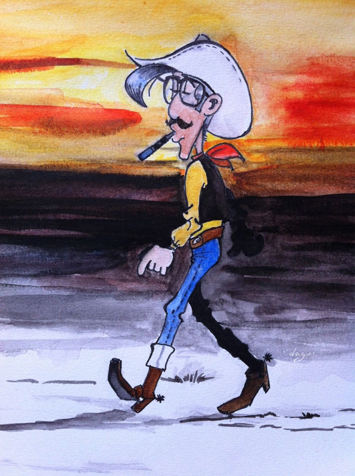 Lucky Luke zoom Luke
