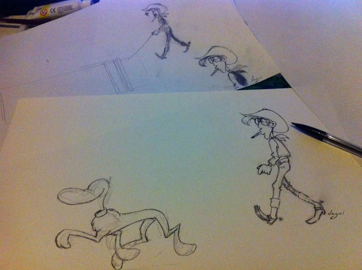 Lucky Luke sketch
