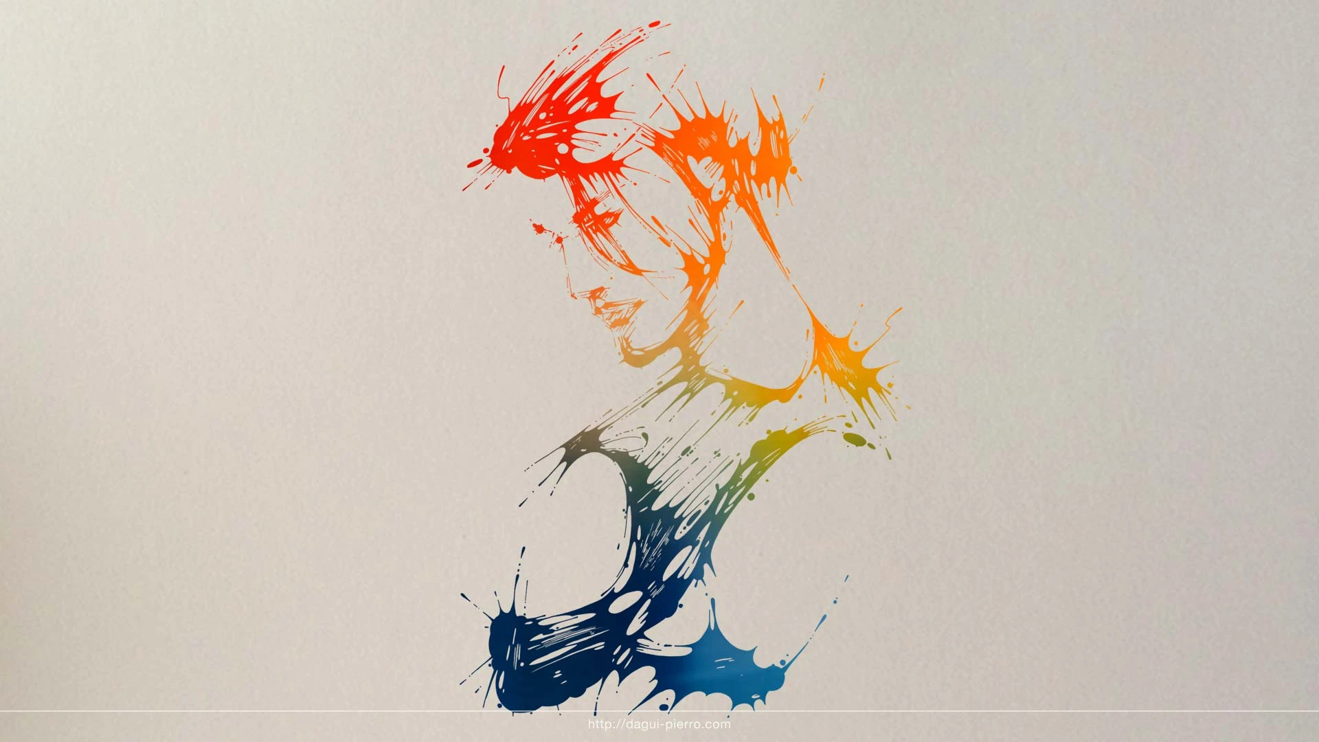Madmoizelle Marion Ink wallpaper landscape