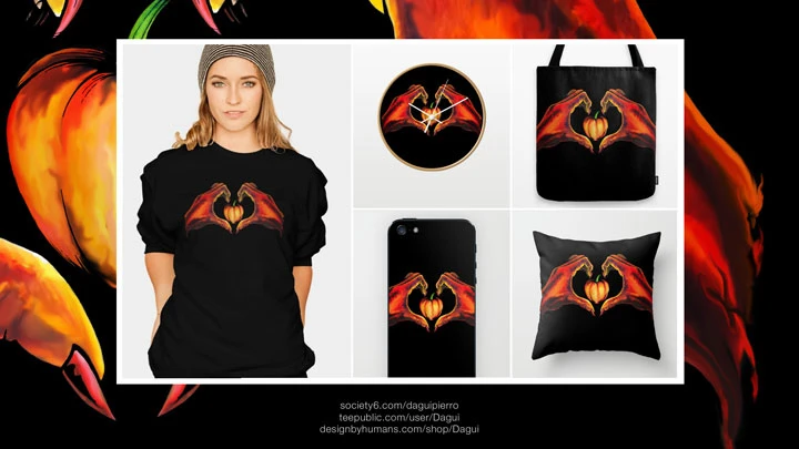 Pumpkin Society6 mashup