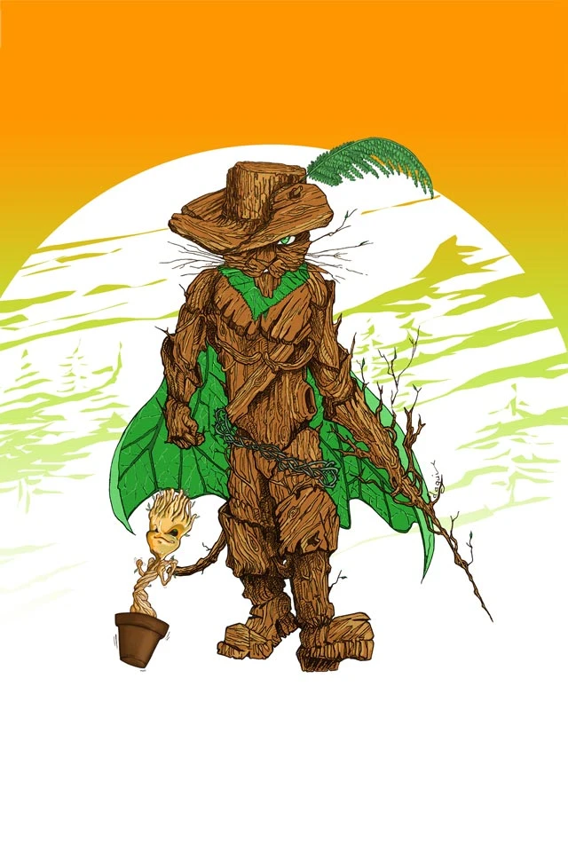 Puss in Groots