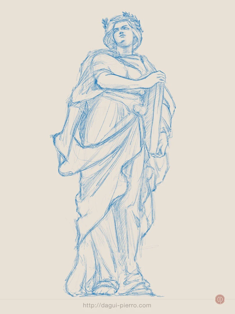 Sketching in Roma - In Sant'Eustachio basilica
