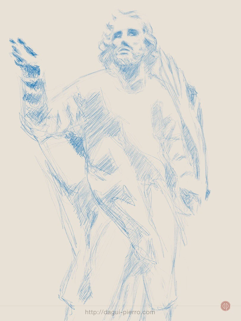 Sketching in Roma - In the Pantheon