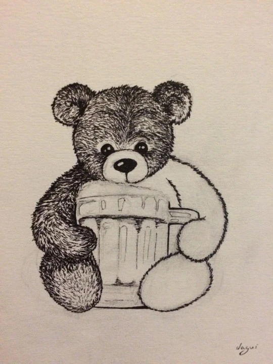 Teddy Beer ink 1